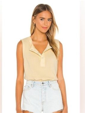 Free people Waffle texture Aye Bodysuit